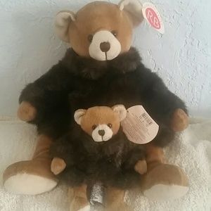 KB Collections Mama and Baby  Stuffed Bears